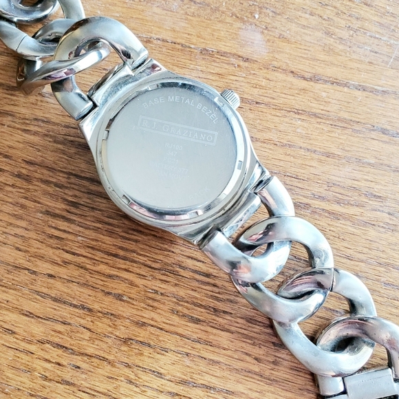 R J Graziano Silver Watch - Picture 3 of 8